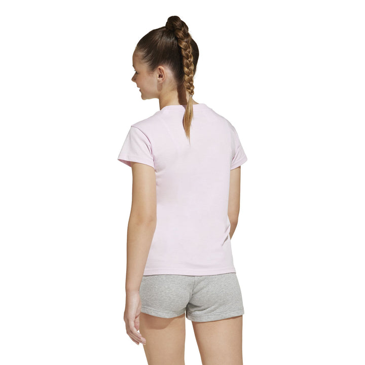 adidas Jg Bl Tee 160 - clpink/white