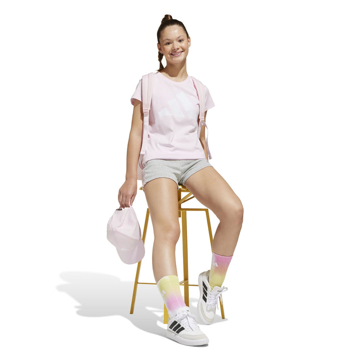adidas Jg Bl Tee 160 - clpink/white
