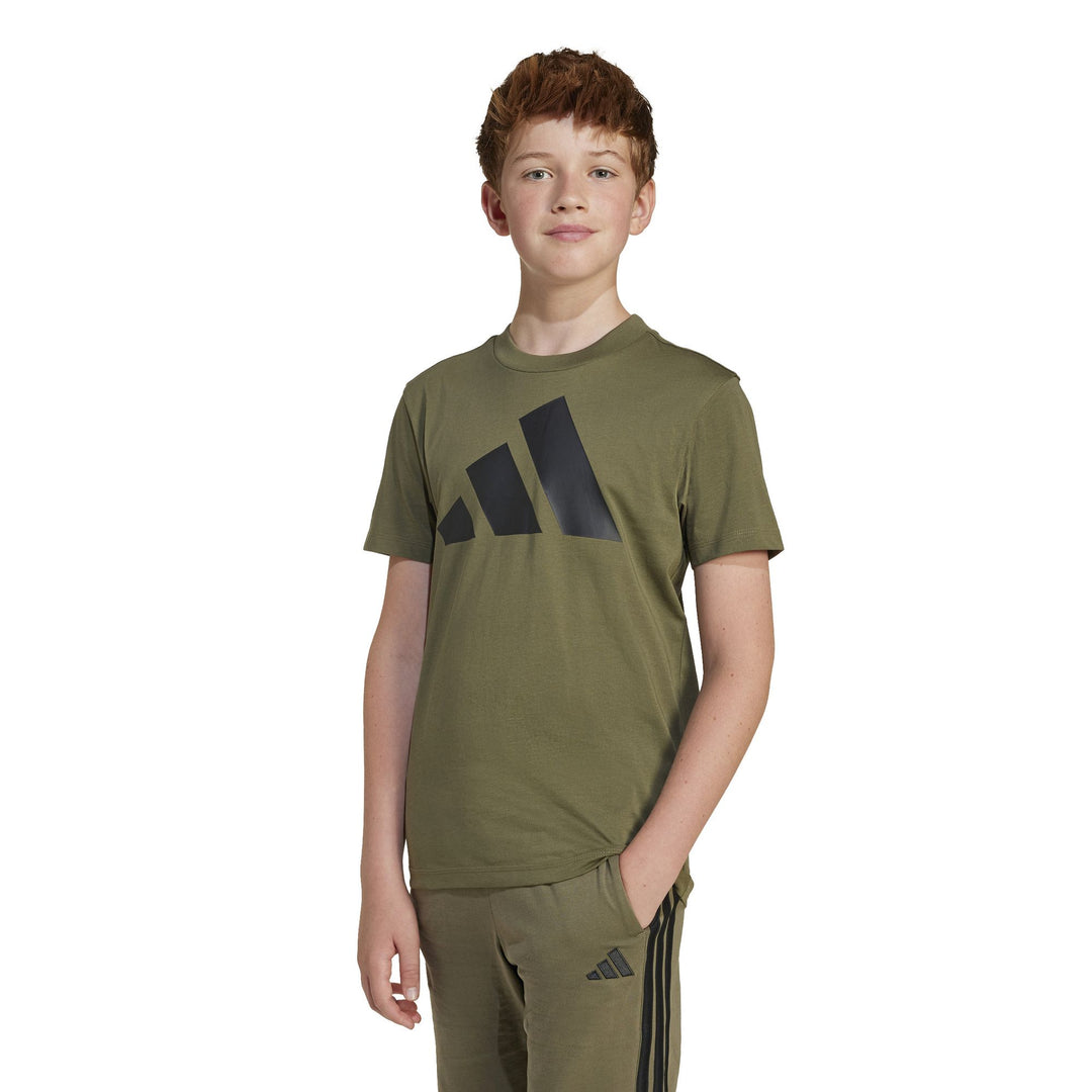 adidas J Bl Tee 160 - olistr/black