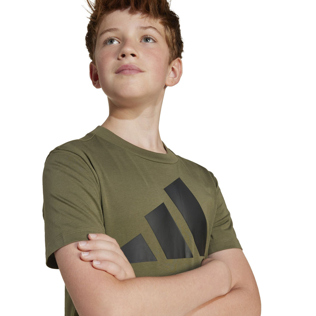 adidas J Bl Tee 160 - olistr/black