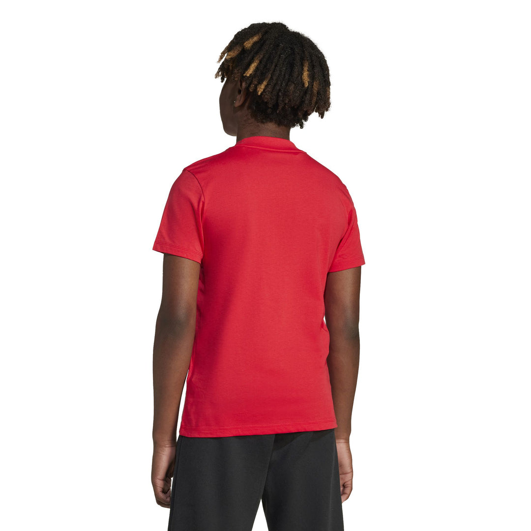 adidas J Bl Tee 160 - purrub/black