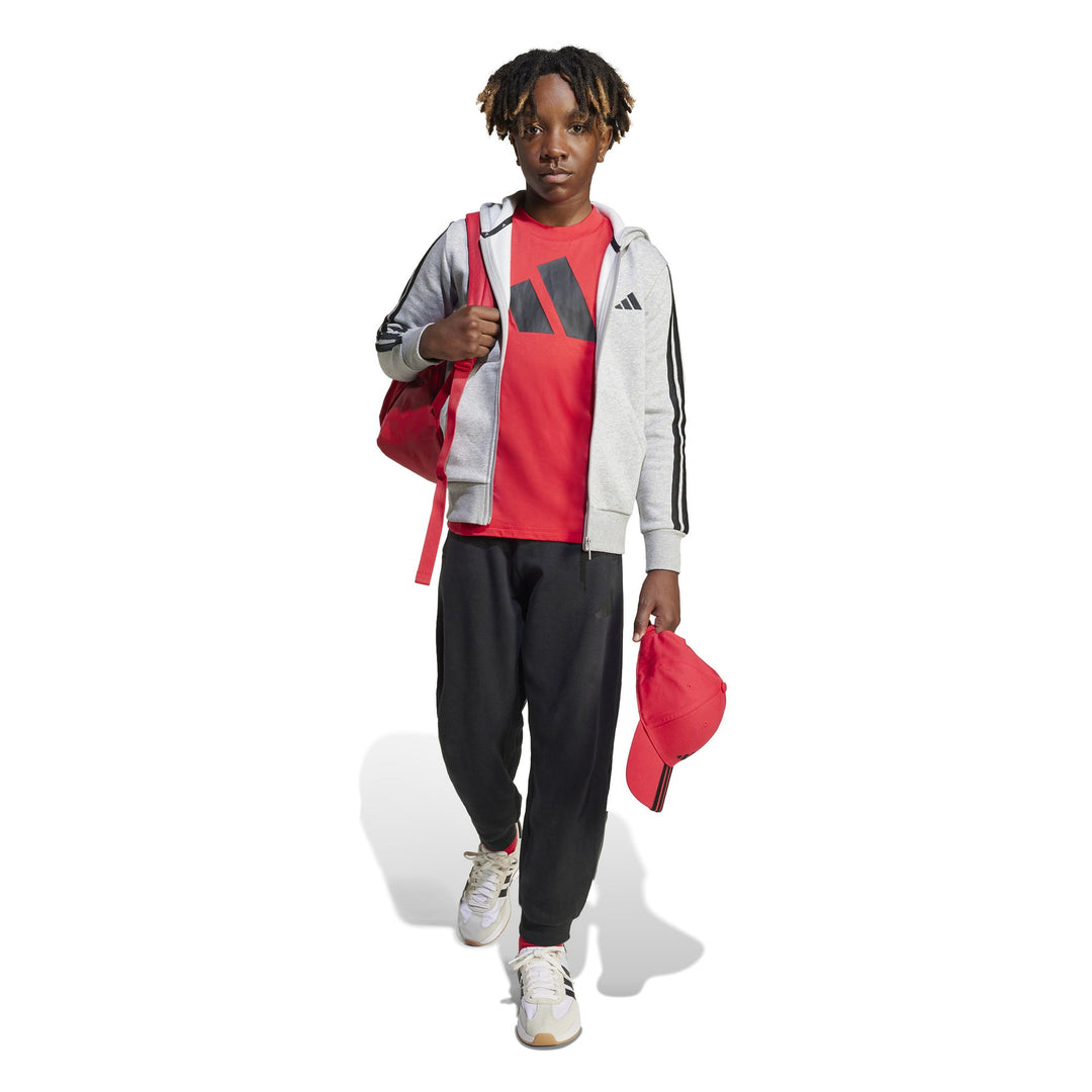 adidas J Bl Tee 160 - purrub/black