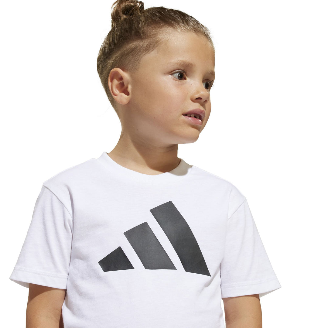 adidas Lk Bl Tee 160 - white/black