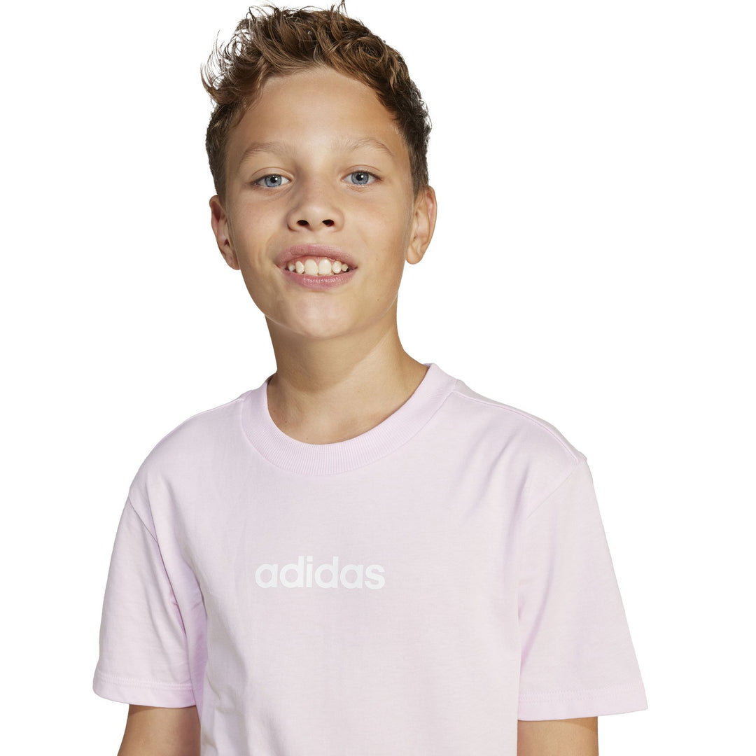 adidas J Lin Tee 160 - clpink/white