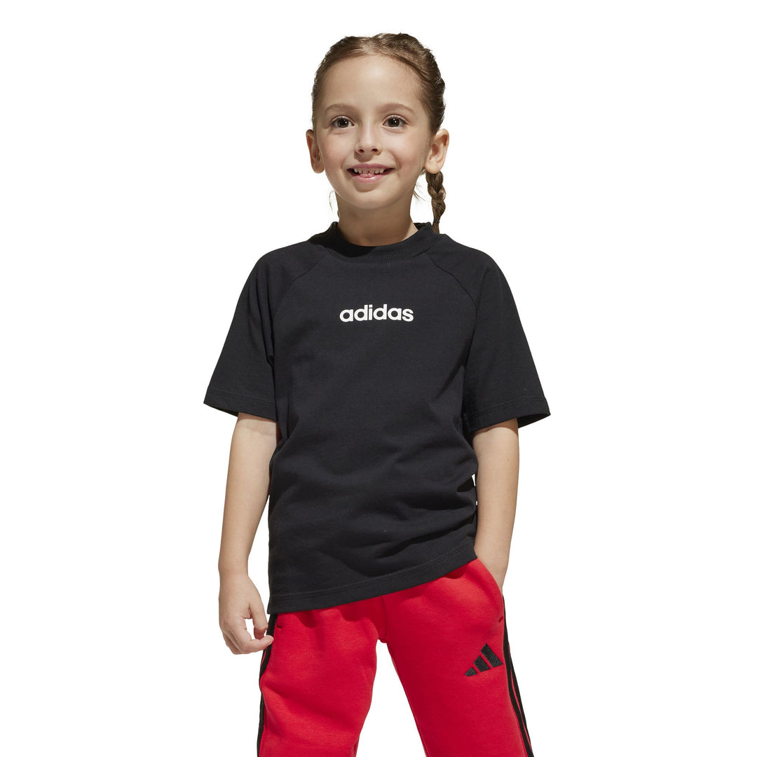 adidas Lk Lin Tee 160 - black/white