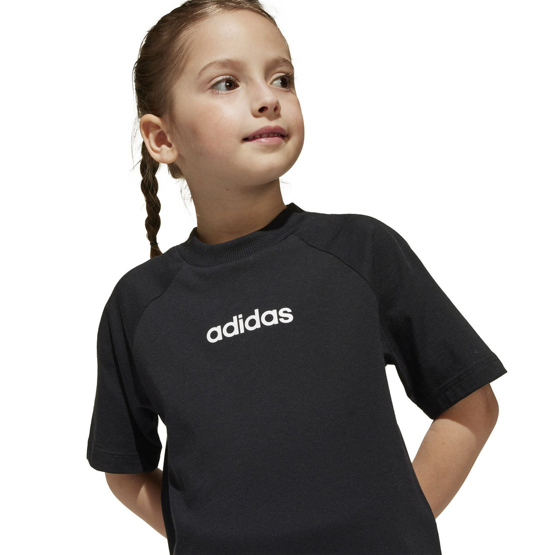 adidas Lk Lin Tee 160 - black/white