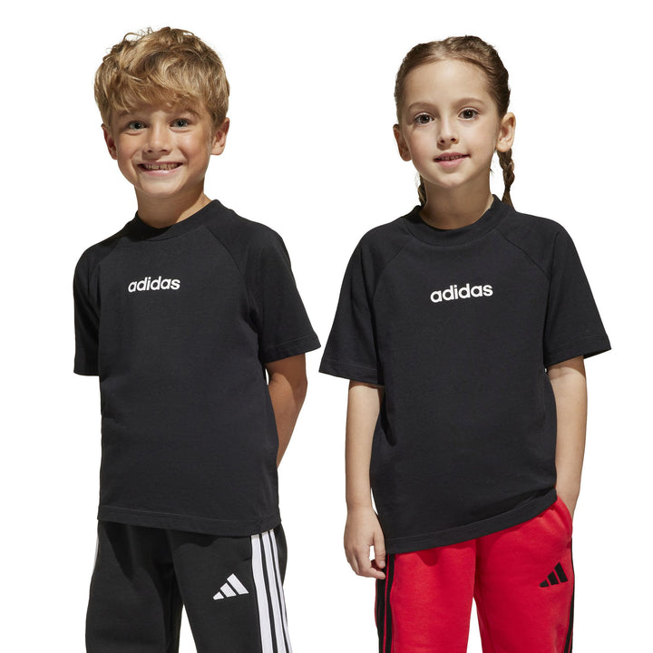 adidas Lk Lin Tee 160 - black/white
