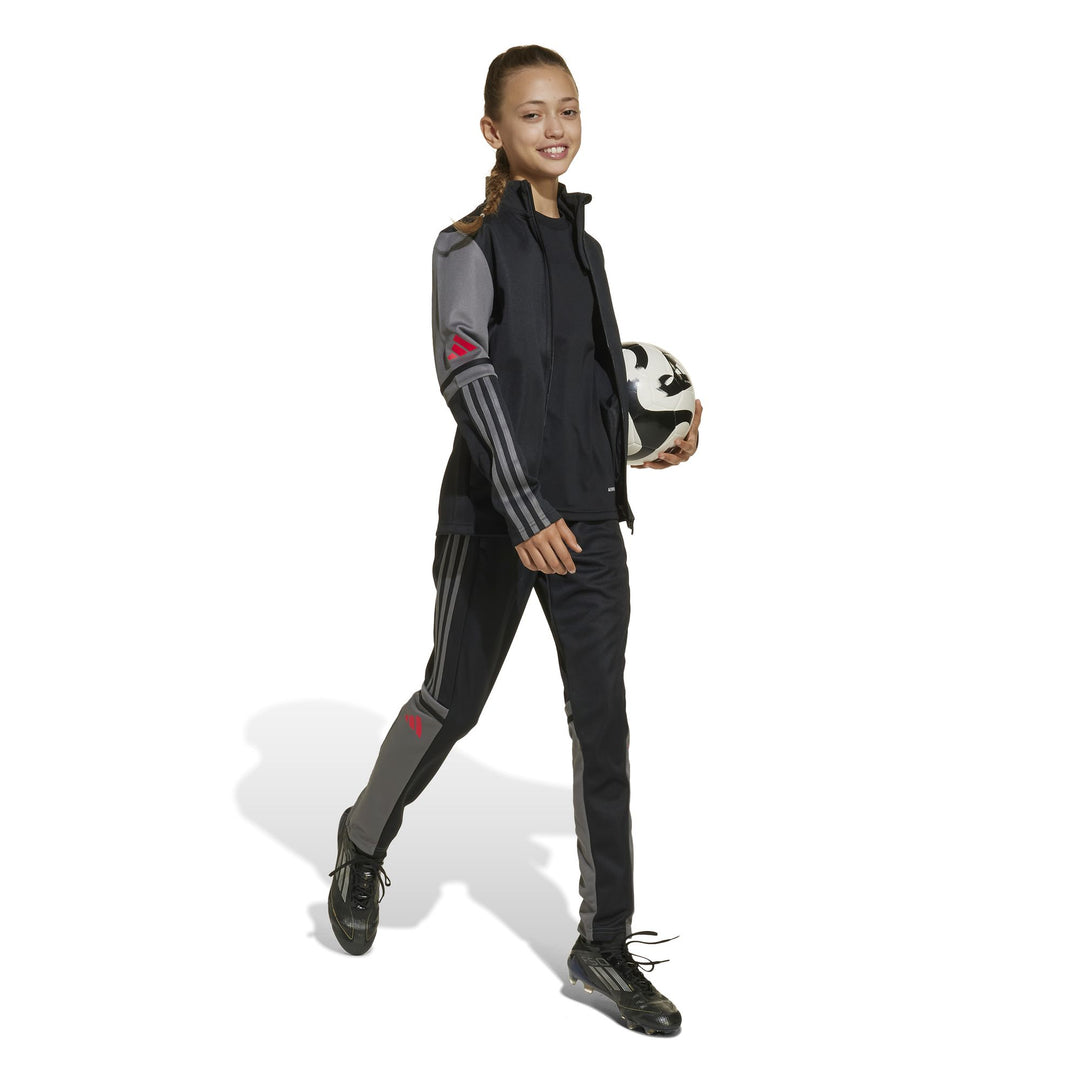 adidas Squadra 25 Tr Jacke Y Kinder - black/tegrfo/purrub