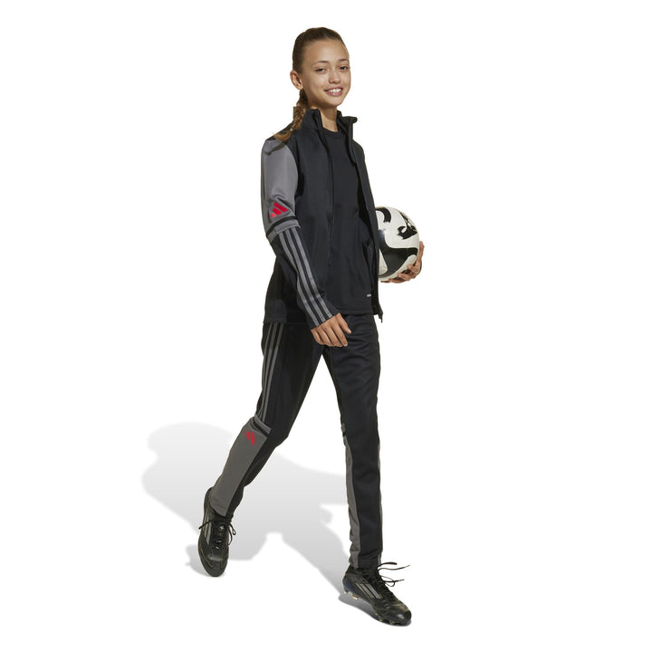 adidas Squadra 25 Tr Jacke Y Kinder - black/tegrfo/purrub