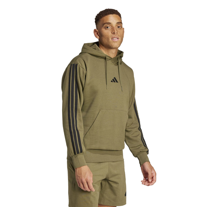 adidas M 3S Fl Hd Kapuzenpullover