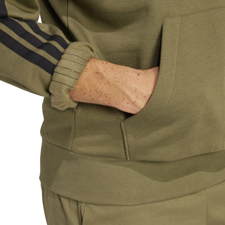 adidas M 3S Fl Hd Kapuzenpullover