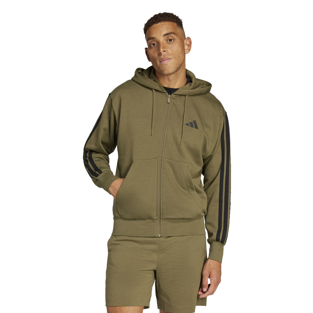 adidas M 3S Fl Fz Hd - olistr/black