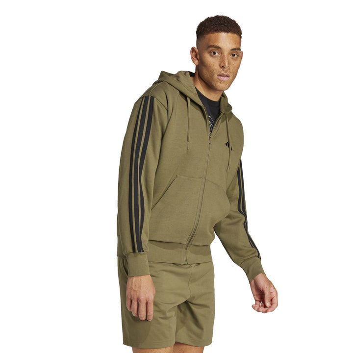adidas M 3S Fl Fz Hd - olistr/black