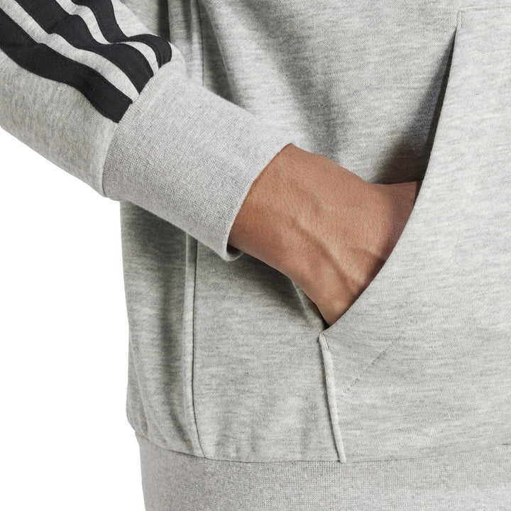 adidas M 3S Fl Fz Hd - mgreyh/black