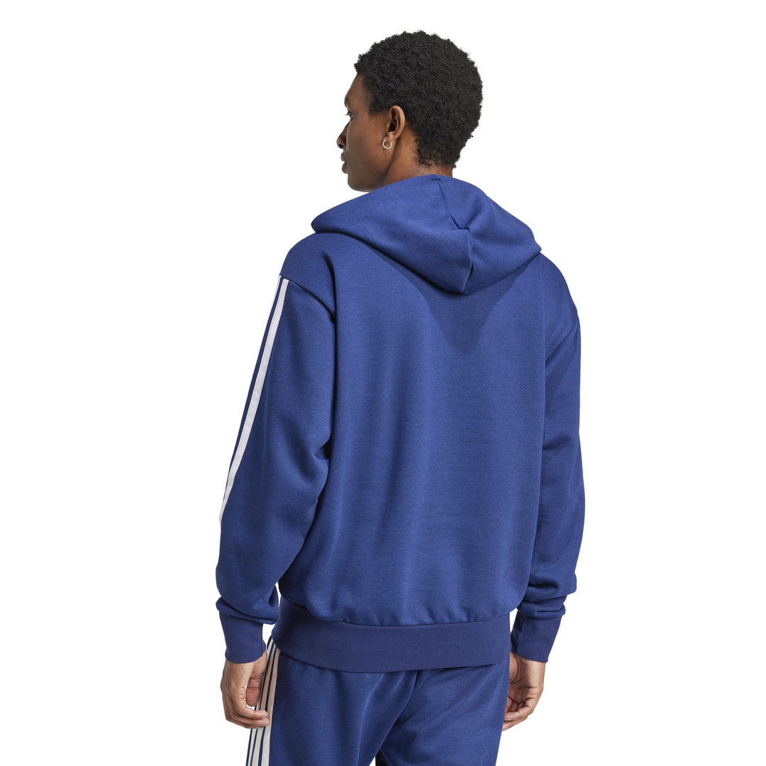 adidas M 3S Fl Fz Hd - dkblue/white