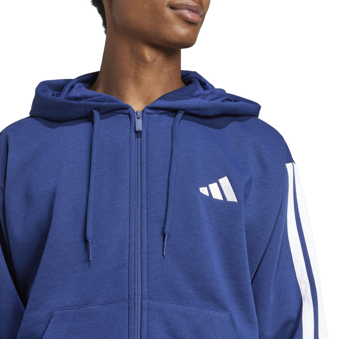 adidas M 3S Fl Fz Hd - dkblue/white