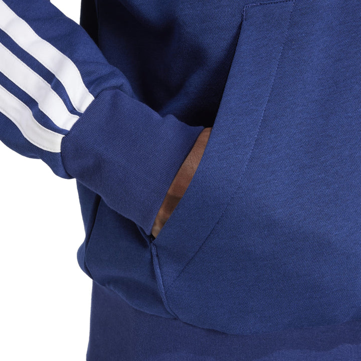adidas M 3S Fl Fz Hd - dkblue/white