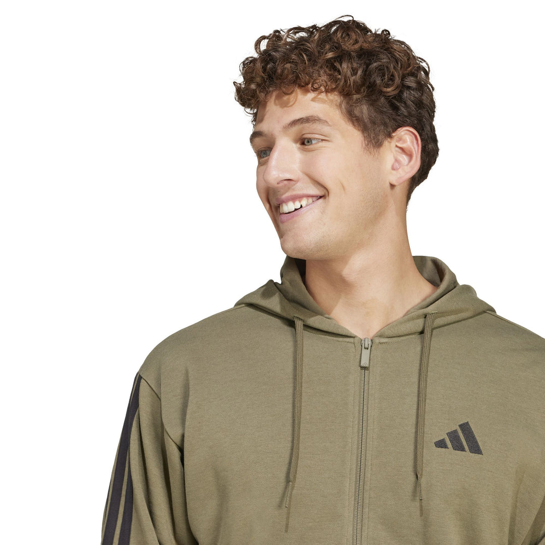 adidas M 3S Ft Fz Hd Kapuzenjacke