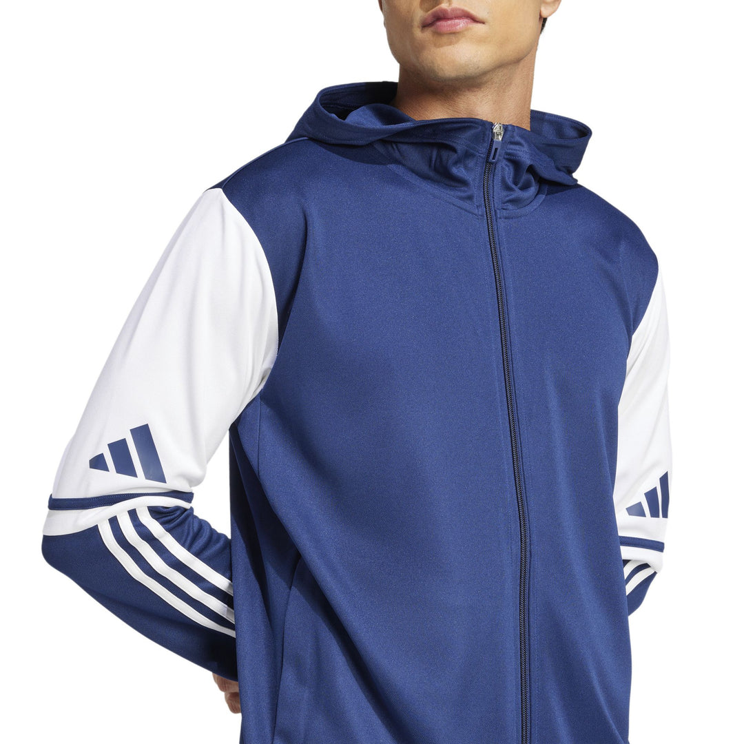 adidas Squadra 25 Hood - tenabl/white