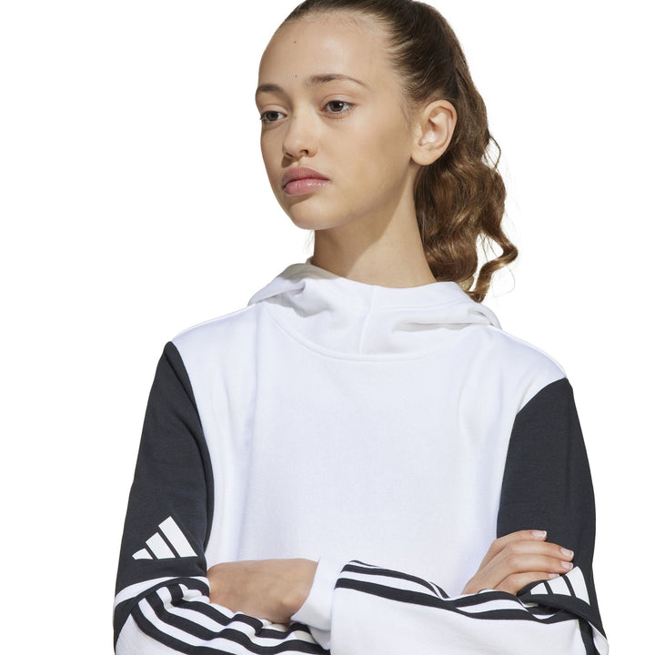 adidas Squadra 25 Sw Hood Y Kinder - white