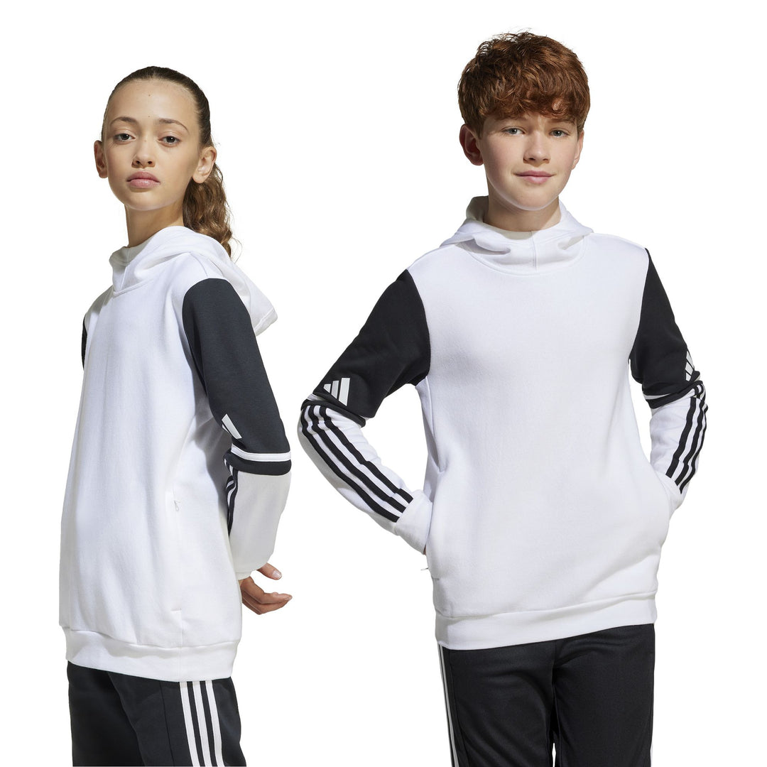 adidas Squadra 25 Sw Hood Y Kinder - white