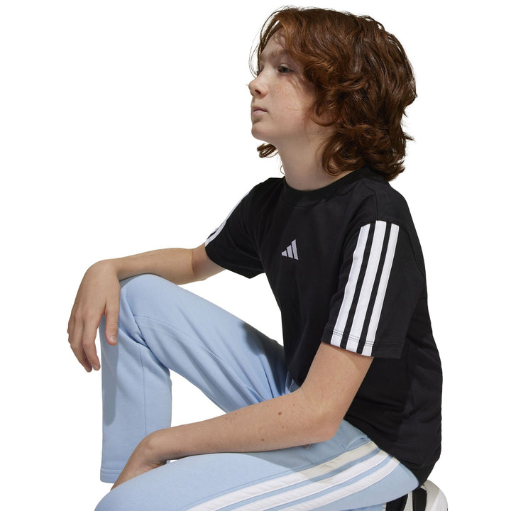 adidas J 3S Tee 160 - black/white