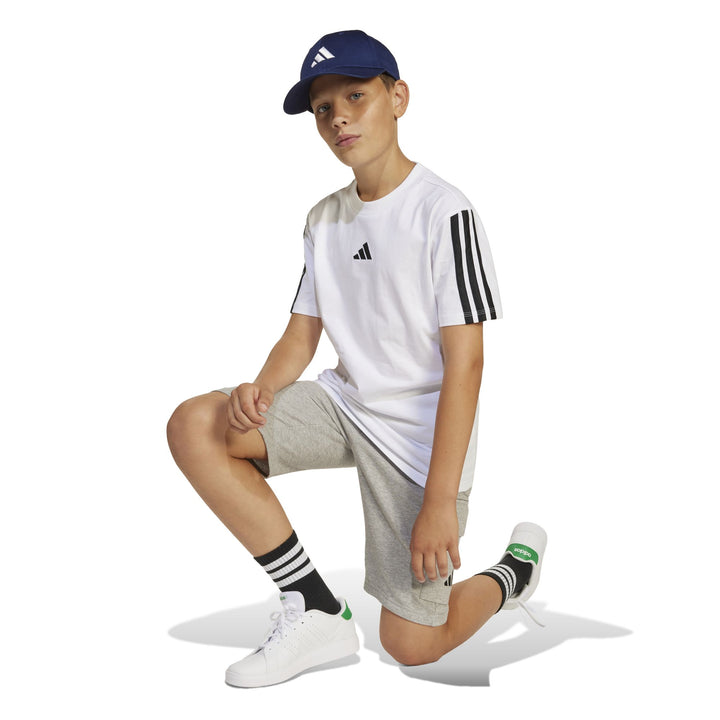 adidas J 3S Tee 160 - white/black