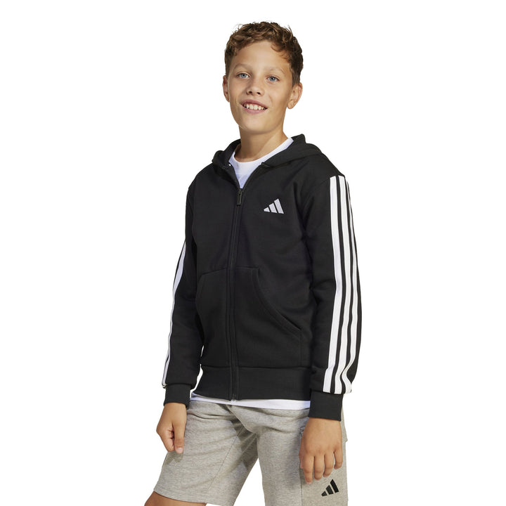 adidas J 3S Fl Fz Hd Kapuzenjacke