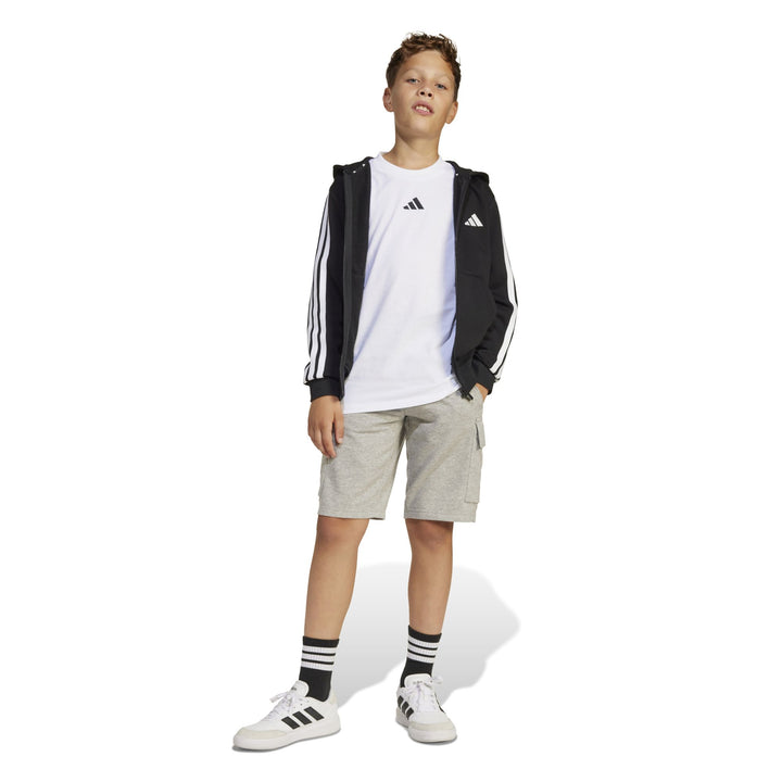 adidas J 3S Fl Fz Hd Kapuzenjacke