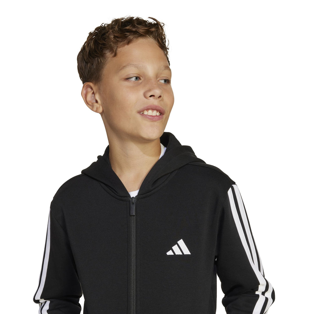 adidas J 3S Fl Fz Hd Kapuzenjacke