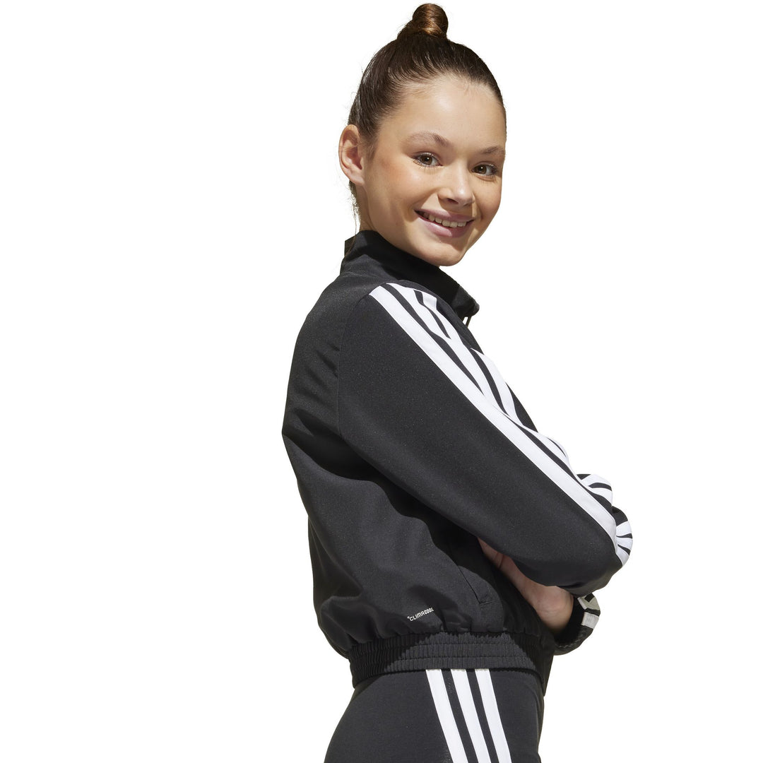 adidas Jg 3S Wv T Jacke - black/white