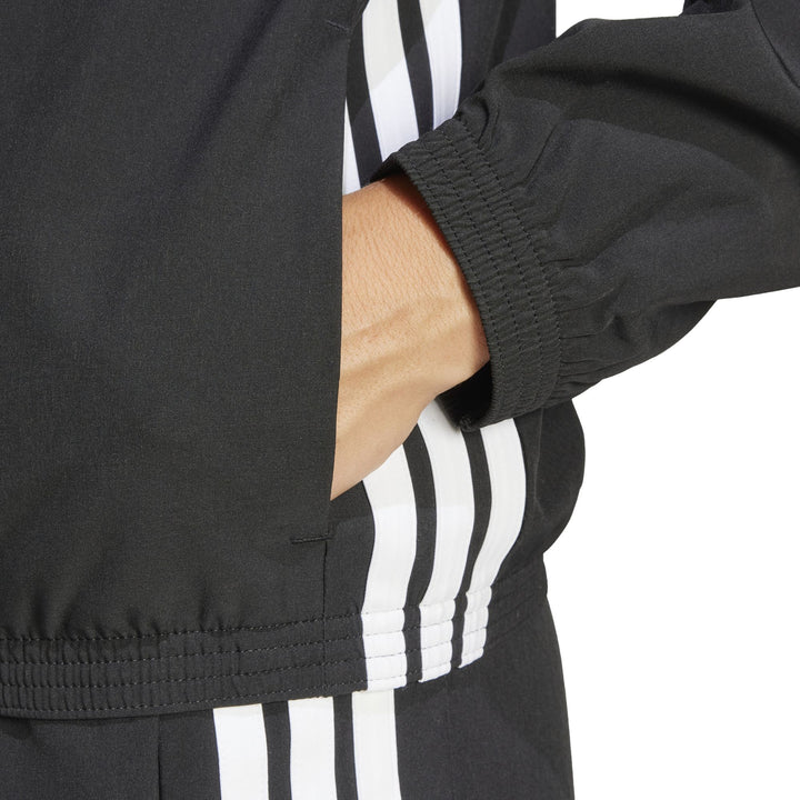 adidas Te 3S Woven Jacke - black/white