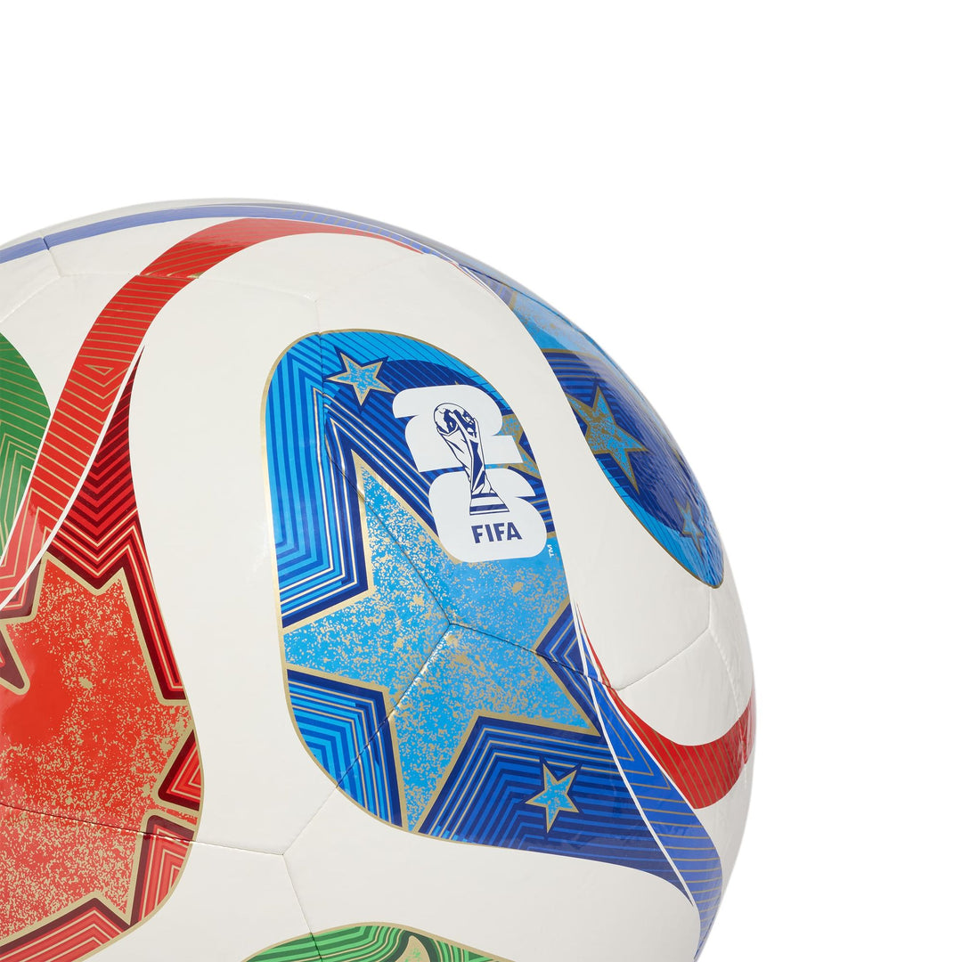 adidas Ball Trionda Fußball Weltmeisterschaft 2026 World Cup Jumbo Ball - white/royblu/solblu/p