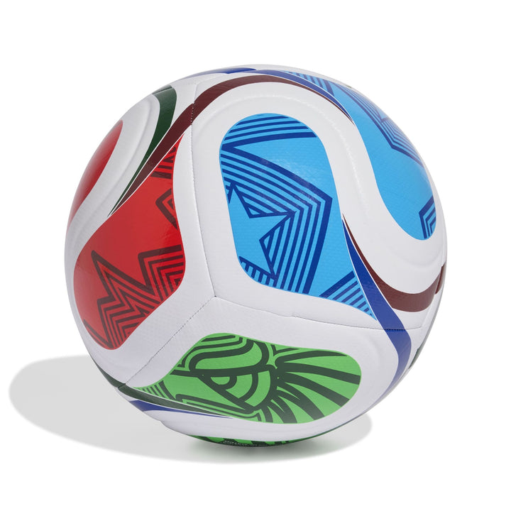 adidas Ball Trionda Fußball Weltmeisterschaft 2026 World Cup Trainingsball - white/royblu/solblu/p