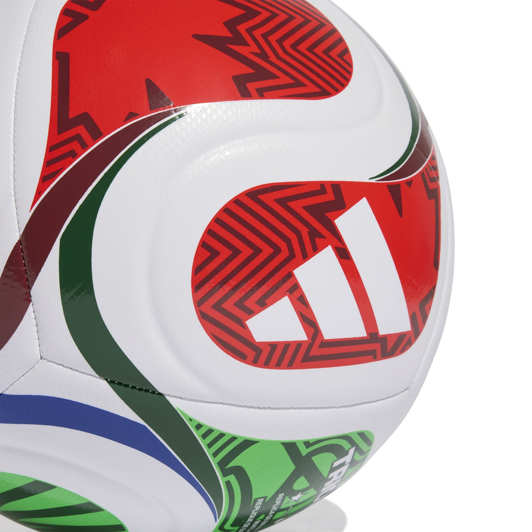 adidas Ball Trionda Fußball Weltmeisterschaft 2026 World Cup Trainingsball - white/royblu/solblu/p