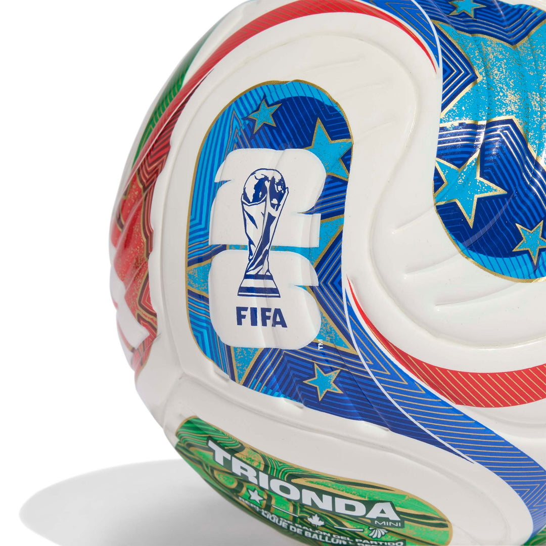 adidas Ball Trionda Fußball Weltmeisterschaft 2026 World Cup Mini - white/royblu/solblu/p
