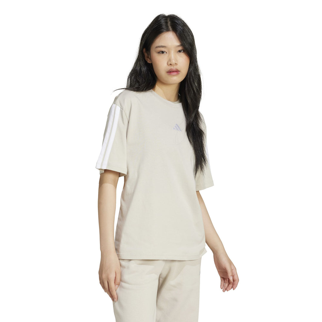 adidas W 3S Sj Bf T - wonalu/white