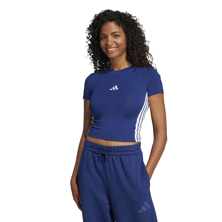 adidas W 3S Sj Baby T - dkblue/white