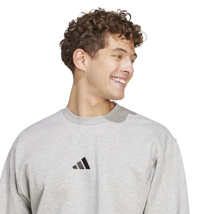 adidas M Feelcozy Swt - mgreyh/black