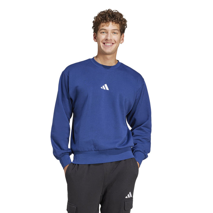 adidas M Feelcozy Swt - dkblue/white