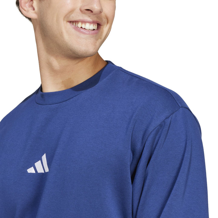 adidas M Feelcozy Swt - dkblue/white
