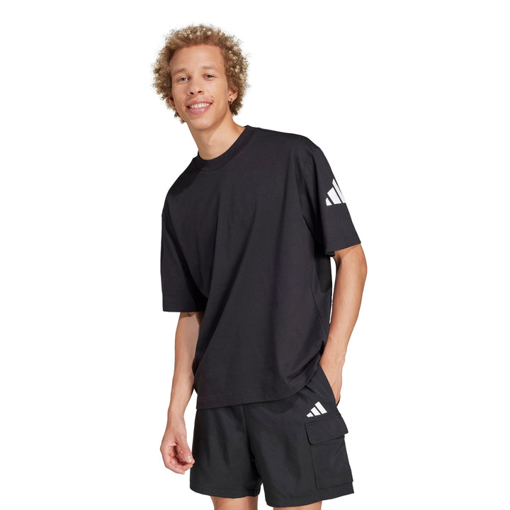 adidas M Sj T - black/white