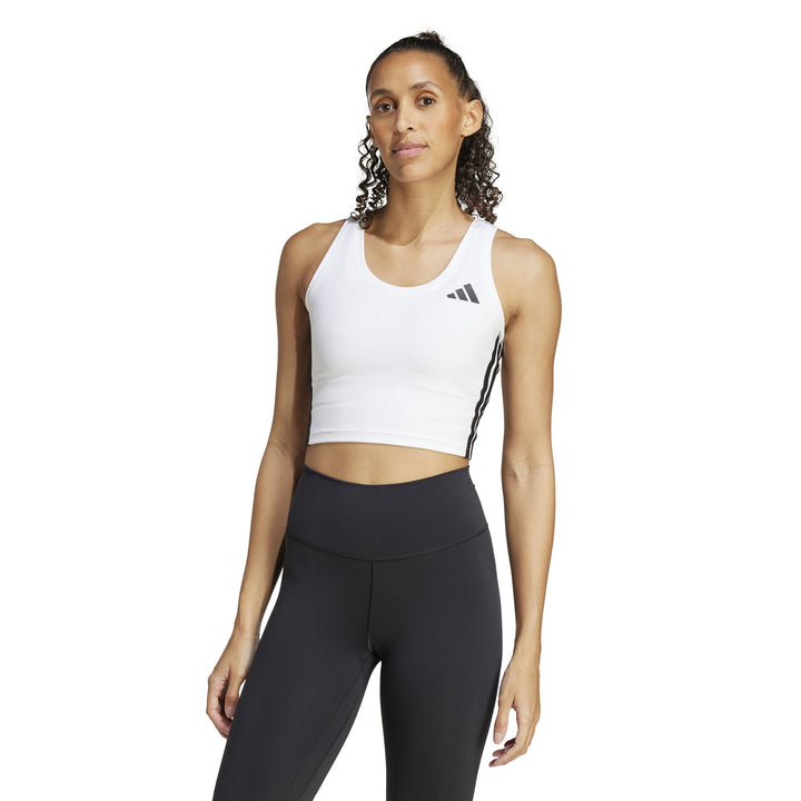 adidas Te 3S Crop Tank - white/black