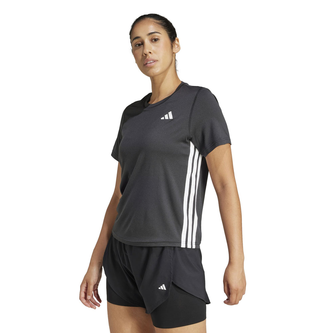 adidas Te 3S Crew Tee - black/white