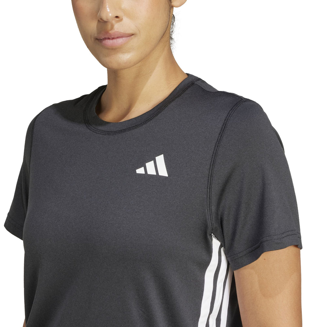 adidas Te 3S Crew Tee - black/white