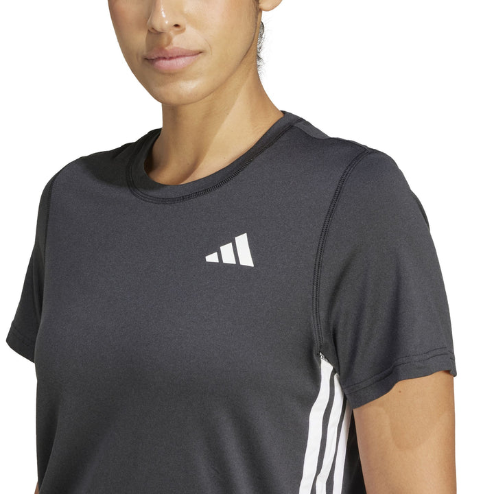 adidas Te 3S Crew Tee - black/white