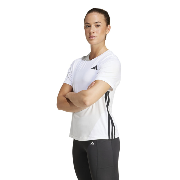 adidas Te 3S Crew Tee - white/black