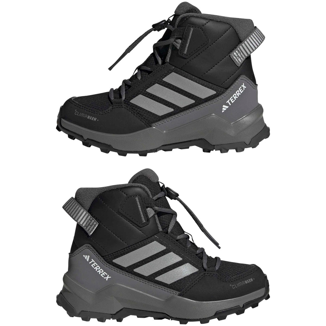 adidas Terrex Ax4R Cw+ Mid K - cblack/msilve/gresix
