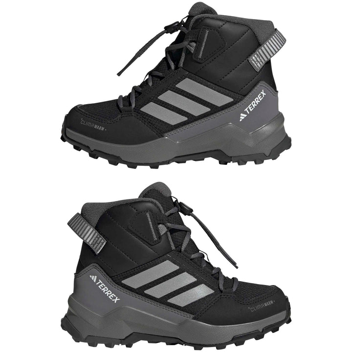adidas Terrex Ax4R Cw+ Mid K - cblack/msilve/gresix