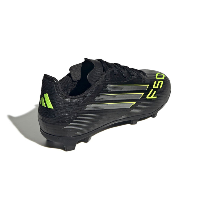adidas F50 League Fg/Mg J - cblack/ironmt/luclem